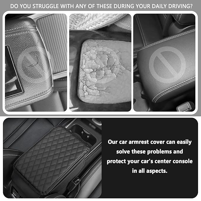 Leather Waterproof Armrest Seat Box Cover | š„FLAT 50% OFF SALEš„